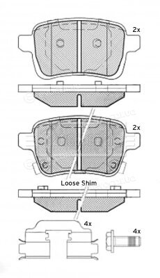 Borg & Beck BBP2536