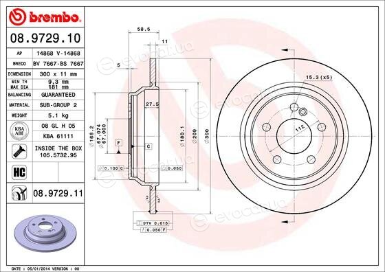 Brembo 08.9729.11