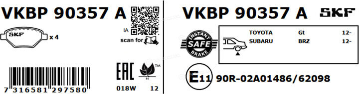 SKF VKBP 90357 A