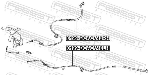 Febest 0199-BCACV40LH