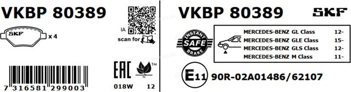 SKF VKBP 80389
