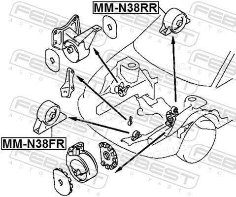 Febest MM-N38RR