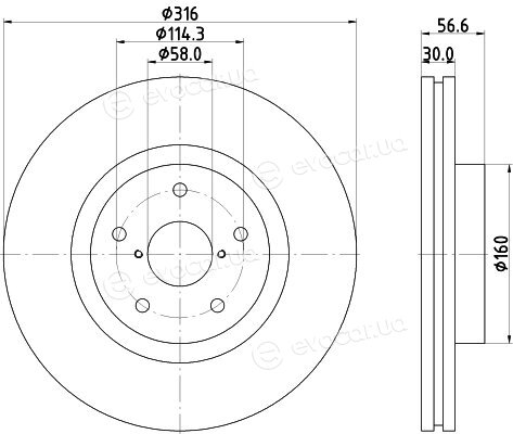 Hella Pagid 8DD 355 116-361