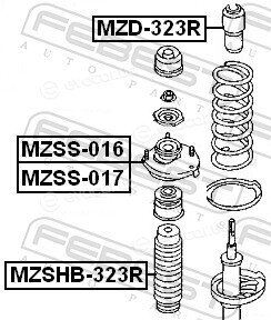 Febest MZSHB-323R