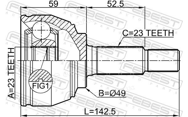 Febest 0210-E11E