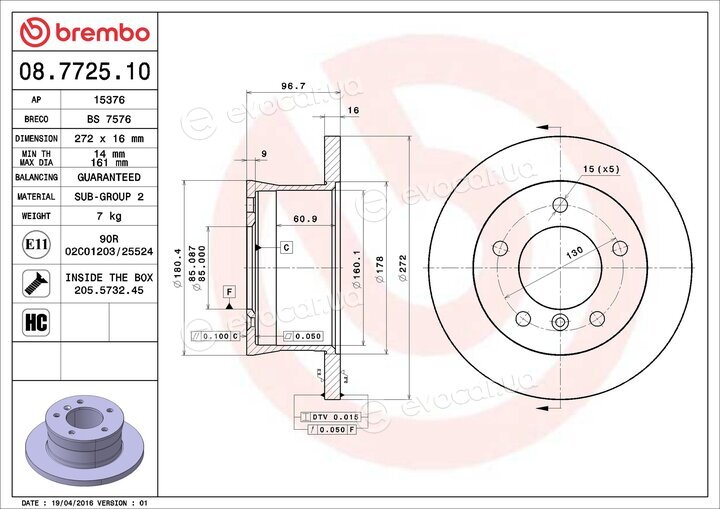 Brembo 08.7725.10