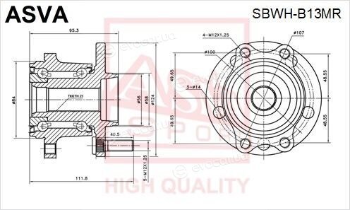 Asva SBWH-B13MR