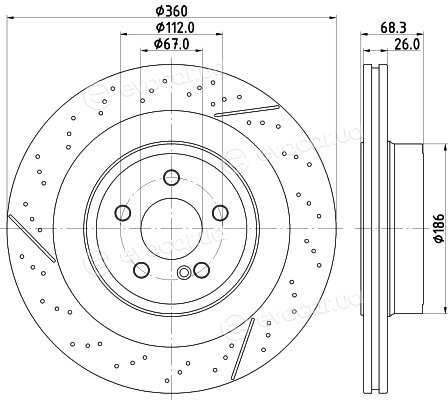 Hella Pagid 8DD 355 126-871