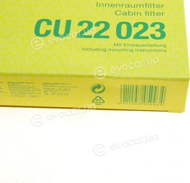 Mann CU 22 023