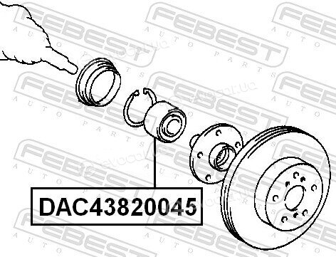 Febest DAC43820045