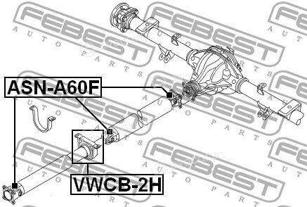 Febest VWCB-2H