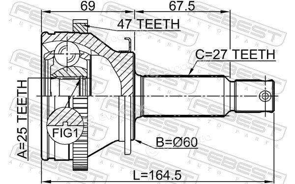 Febest 2210-NS27A47