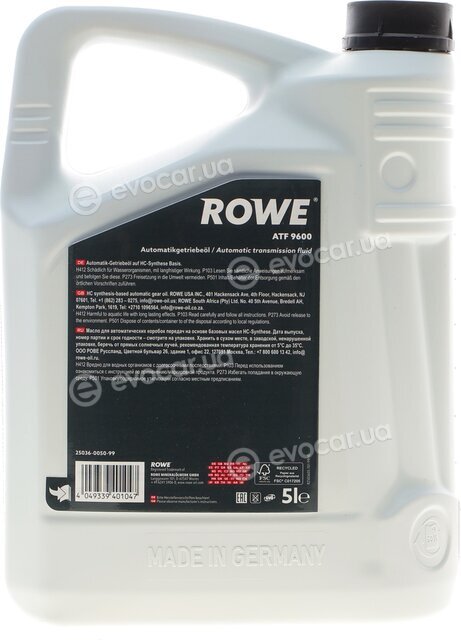 Rowe 25036-0050-99