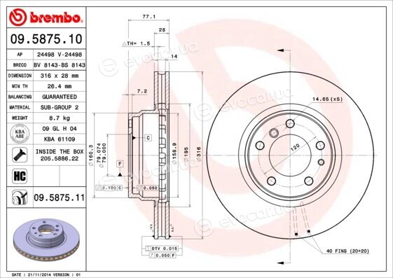 Brembo 09.5875.11