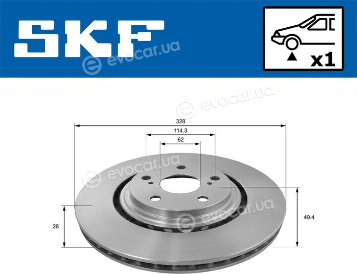 SKF VKBD 80342 V1