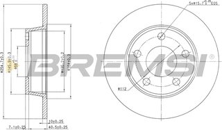 Bremsi CD7177S
