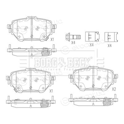 Borg & Beck BBP2875