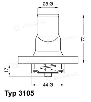 Wahler / BorgWarner 3105.87D