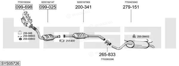 Bosal SYS05726