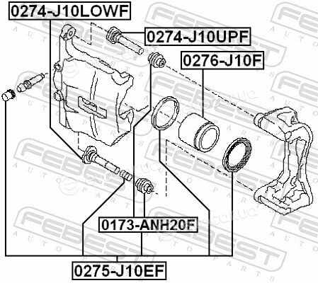 Febest 0274-J10LOWF