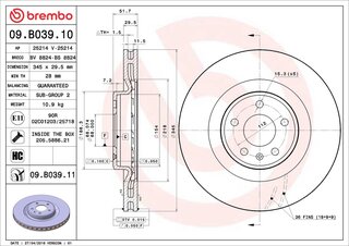 Brembo 09.B039.11