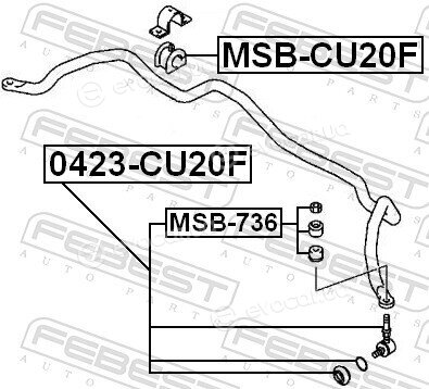 Febest 0423-CU20F