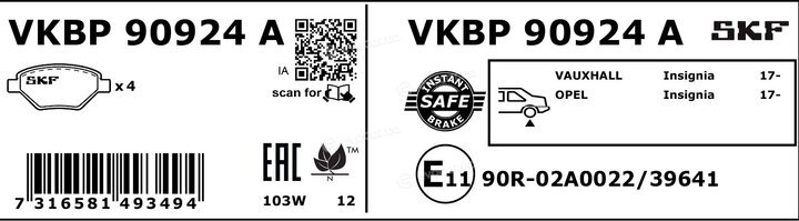 SKF VKBP 90924 A