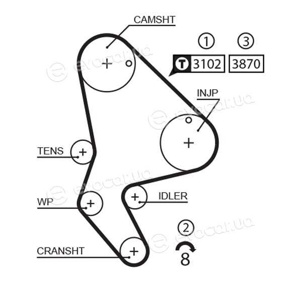 Gates K025523XS