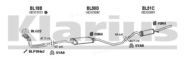 Klarius 120222U