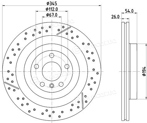 Hella Pagid 8DD 355 132-461