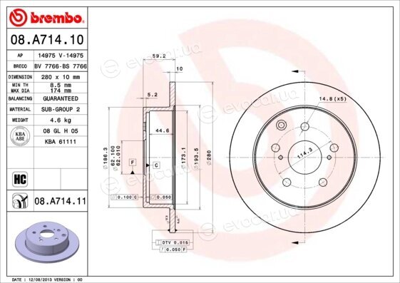 Brembo 08.A714.11