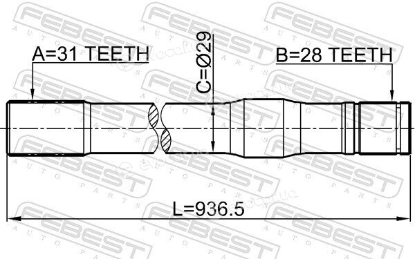 Febest 0212-Y61LH