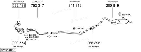 Bosal SYS14056