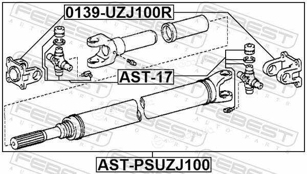 Febest 0139-UZJ100R