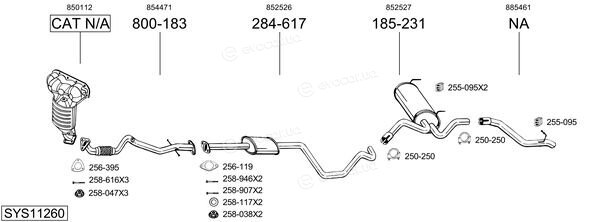 Bosal SYS11260