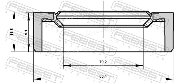 Febest 95CDY-81830912X