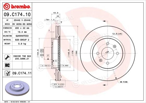 Brembo 09.C174.11