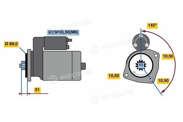 Bosch 0 001 261 016