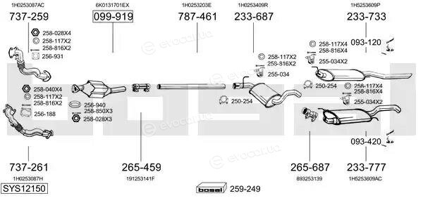 Bosal SYS12150