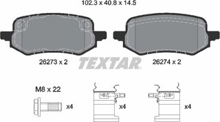 Textar 2627301
