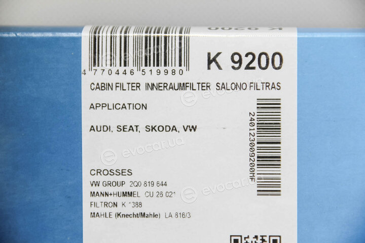 MFilter K 9200