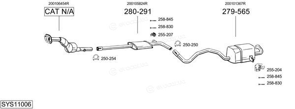 Bosal SYS11006