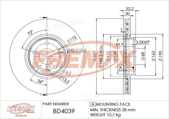 Fremax BD-4039