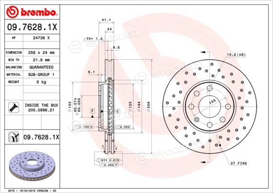 Brembo 09.7628.1X
