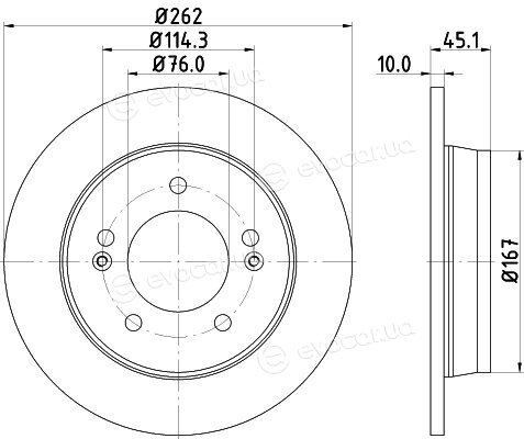 Hella Pagid 8DD 355 129-451