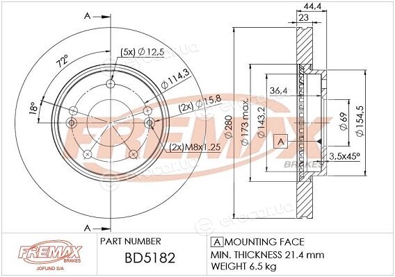Fremax BD-5182