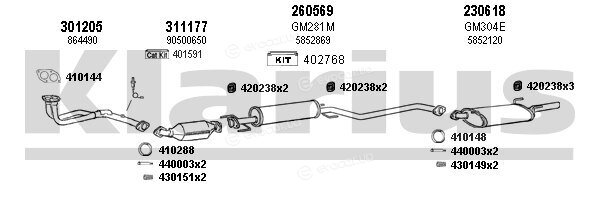 Klarius 390996E