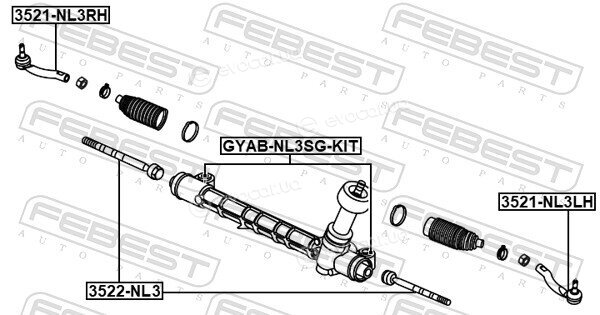 Febest GYAB-NL3SG-KIT