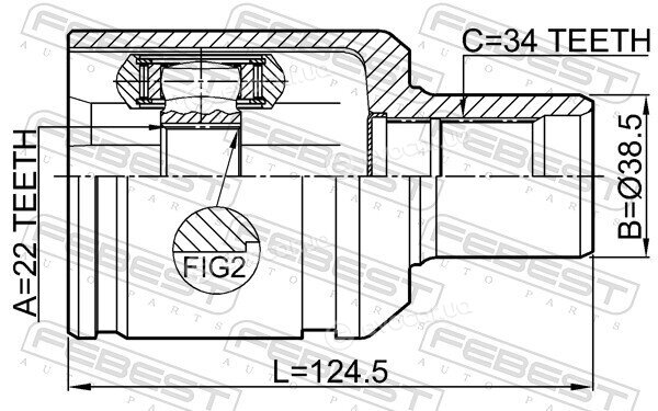 Febest 3211-STSLH