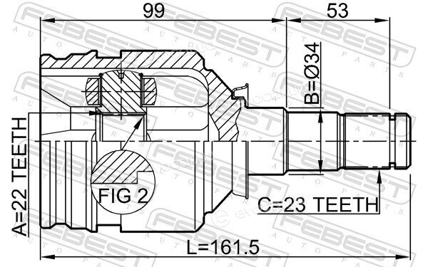 Febest 0111-2NZFE